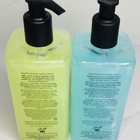 2 Hand Wash Pecksniff’s Sandalwood & Vanilla & Grapefruit & Citron 16.9 oz… - Picture 3 of 3